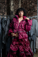 Convertible Puffer (oxblood)