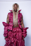 Convertible Puffer (oxblood)