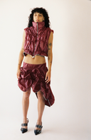 Convertible Skirt (oxblood)
