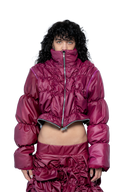 Convertible Puffer (oxblood)